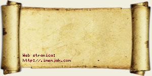 Anđela Veljković vizit kartica